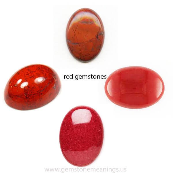 red gemstone names